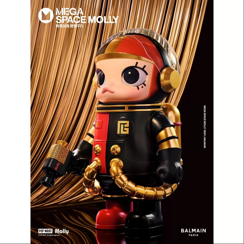 MEGA SPACE MOLLY 1000% BALMAIN Paris 2024 LIMITED MEGA SPACE MOLLY 1000% BALMAIN Paris 2024 LIMITED